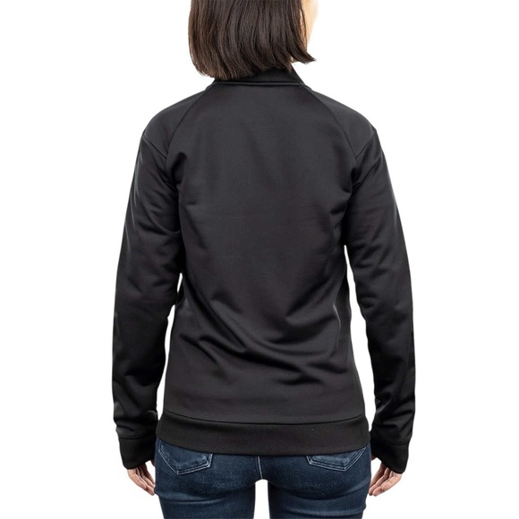 NEW, Adidas, Black 3-Stripes Classic Track Jacket Zip-Up, Plus Size 2XL - Picture 4 of 13